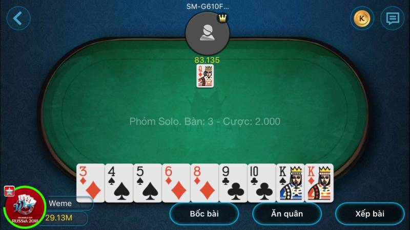 Phá phỏm, chặn ăn để phá chiến lược của người khác