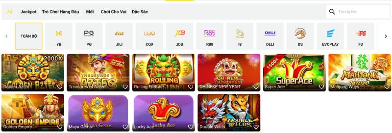 Slots – Crash game – Bắn cá – Trò chơi siêu tốc